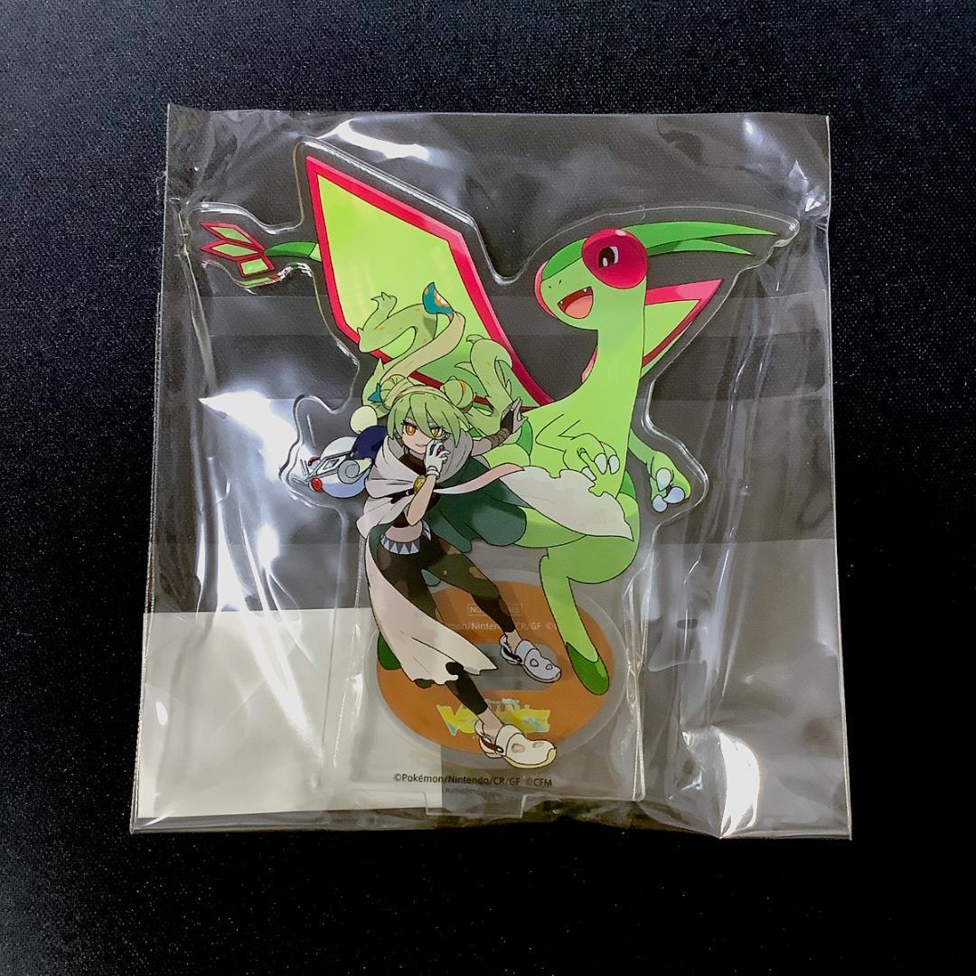 ポケミクCD早期予約特典 アクリルスタンド 初音ミク フライゴン じめん