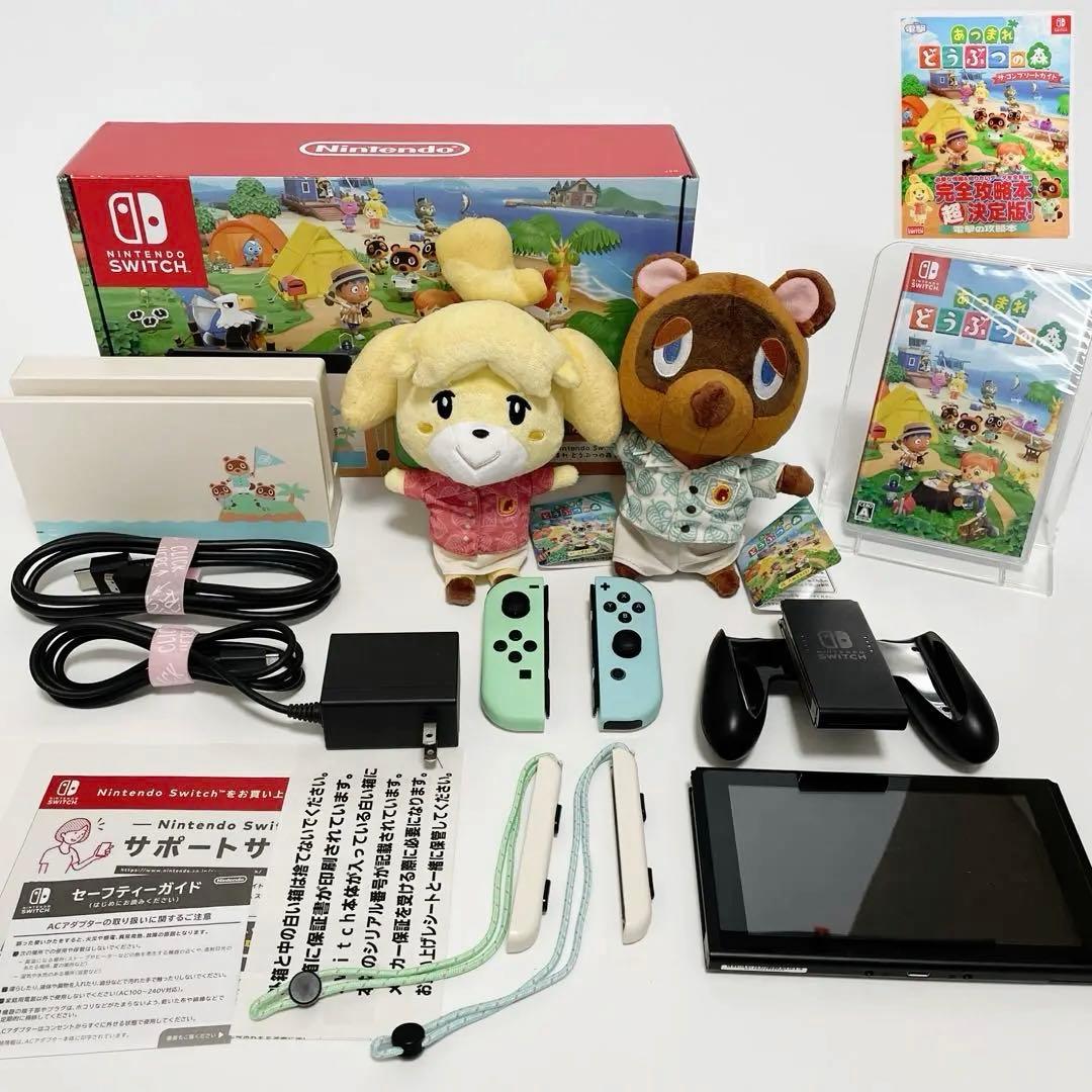 Nintendo　ニンテンドー　switch　本体　あつまれどうぶつの森セット