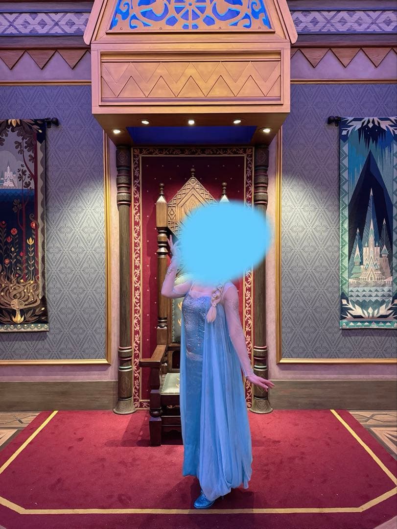 アナと雪の女王 エルサ 氷ドレス コスプレ