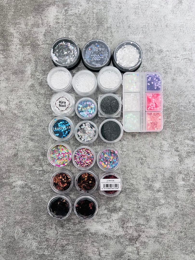 ネイルパーツ　押し花　シェル　まとめ売り