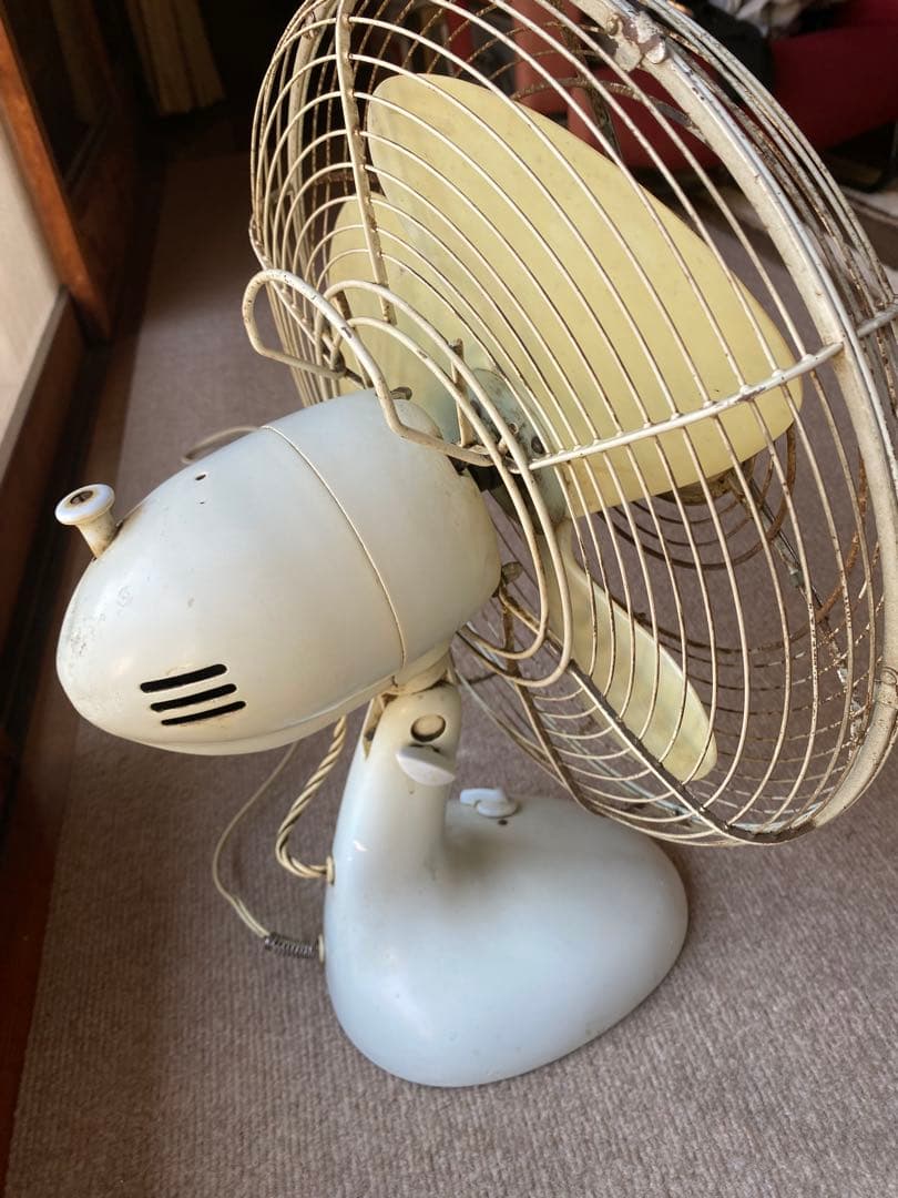 National ナショナル レトロ扇風機 アンティーク　昭和レトロ 卓上扇風機