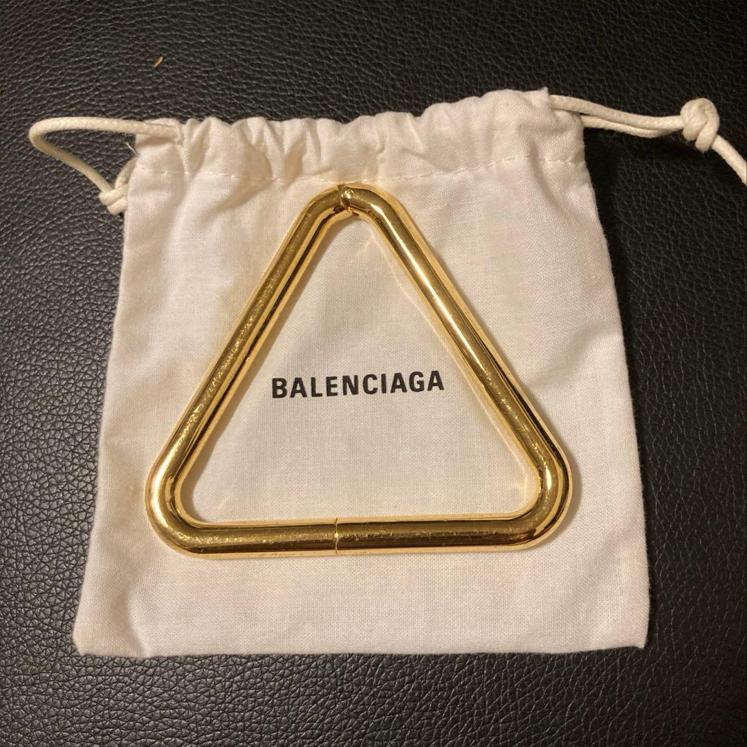 balenciaga トライアングル ブレス　ブレスレット　バングル　ゴールド