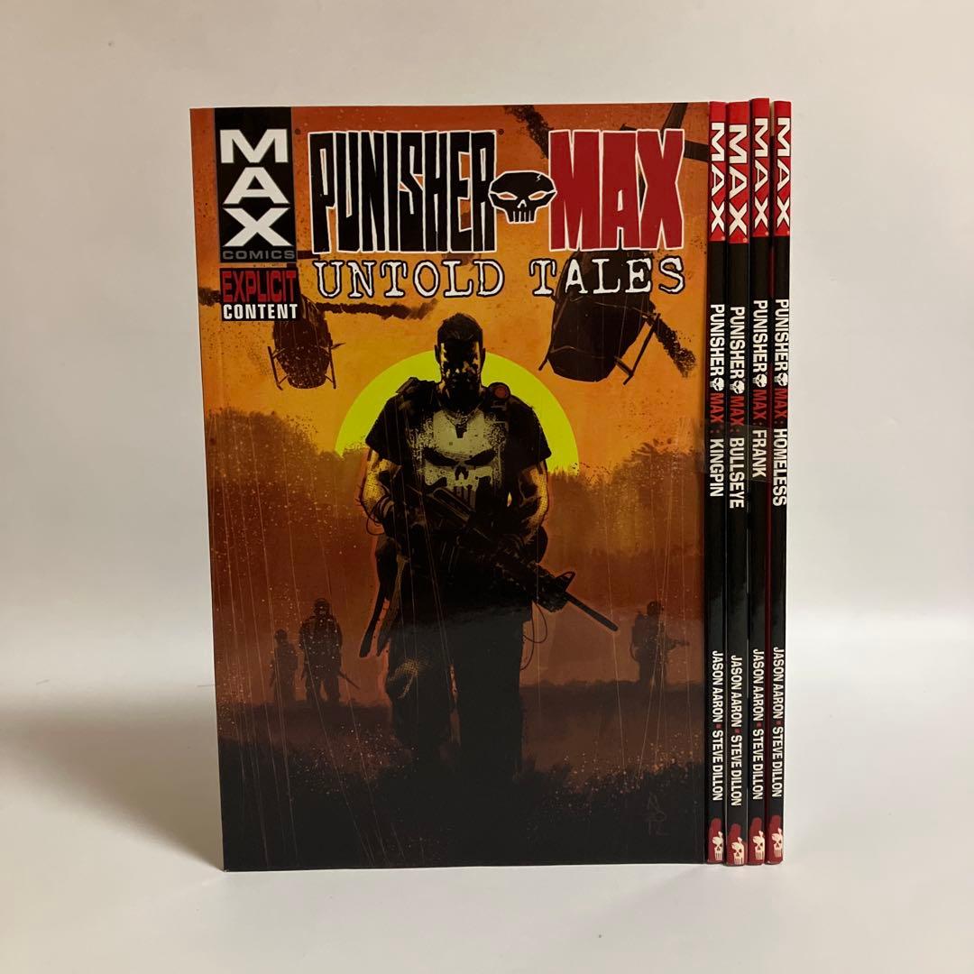 アメコミ・英語　PUNISHER MAX　全4巻＋1巻　5冊セット