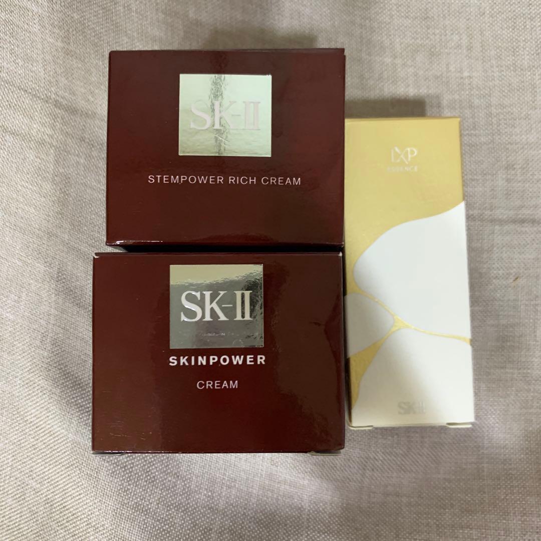 SK-II スキンパワークリーム・ステムパワーリッチクリーム・金継ぎエッセンス
