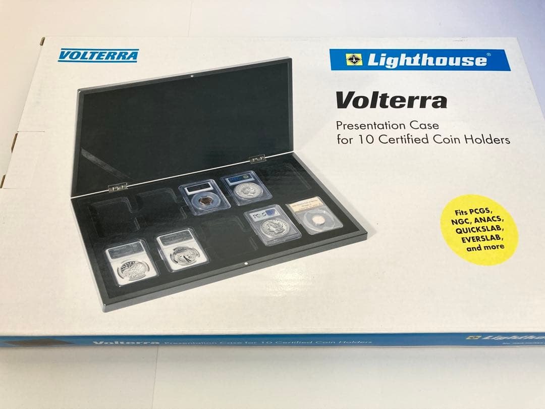 スラブケース スラブホルダー 木製 10枚用 新品 NGC PCGS