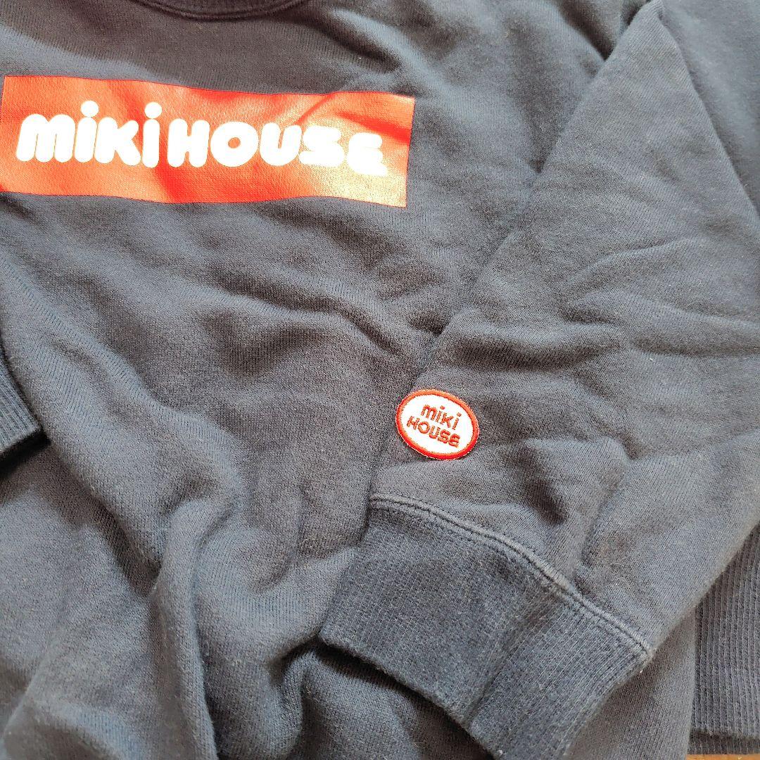 ミキハウス　親子　お揃い　トレーナー　色違い　　 Lサイズ　90　100