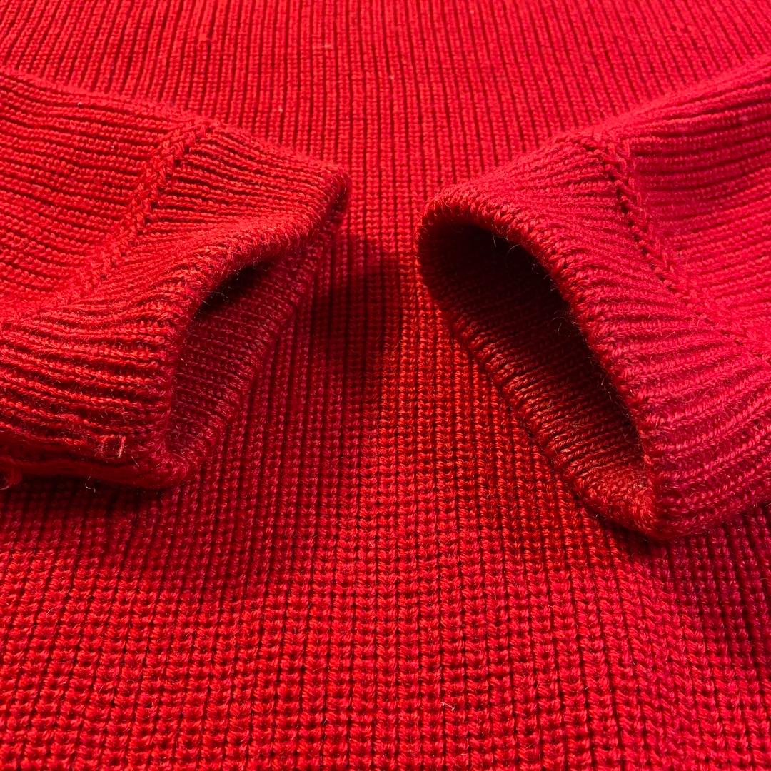 90s patagonia シャモニーガイドセーター レッド XL ウールニット