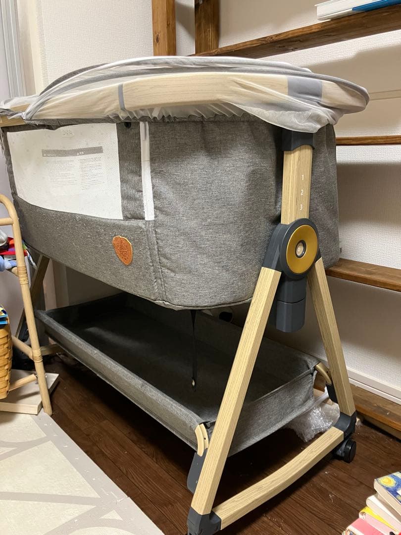 HZDMJメッシュカバー付き ベビーベッド