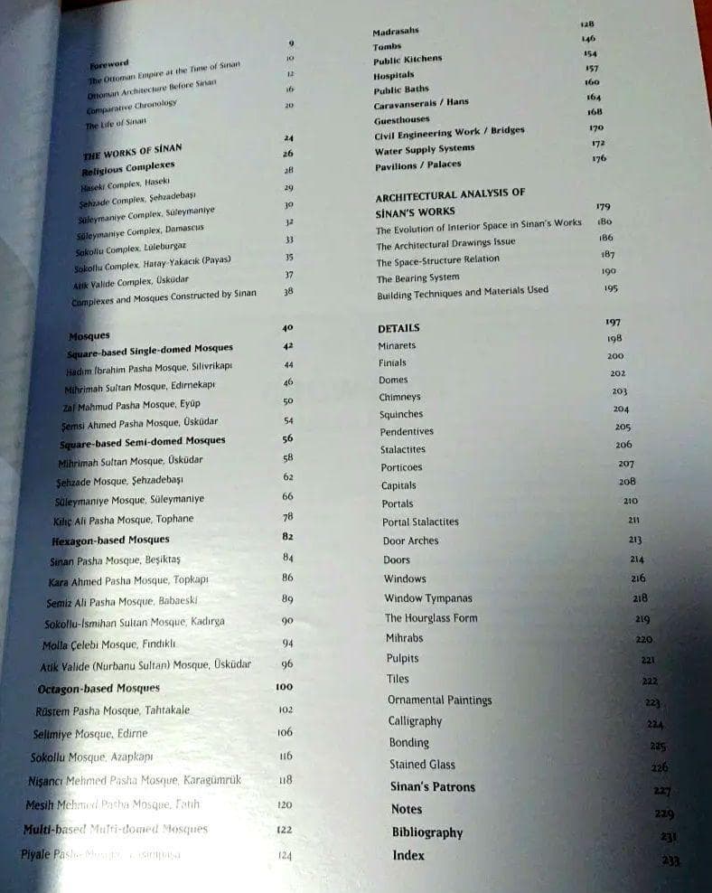 トルコ建築 Sinan The Architect And His Works