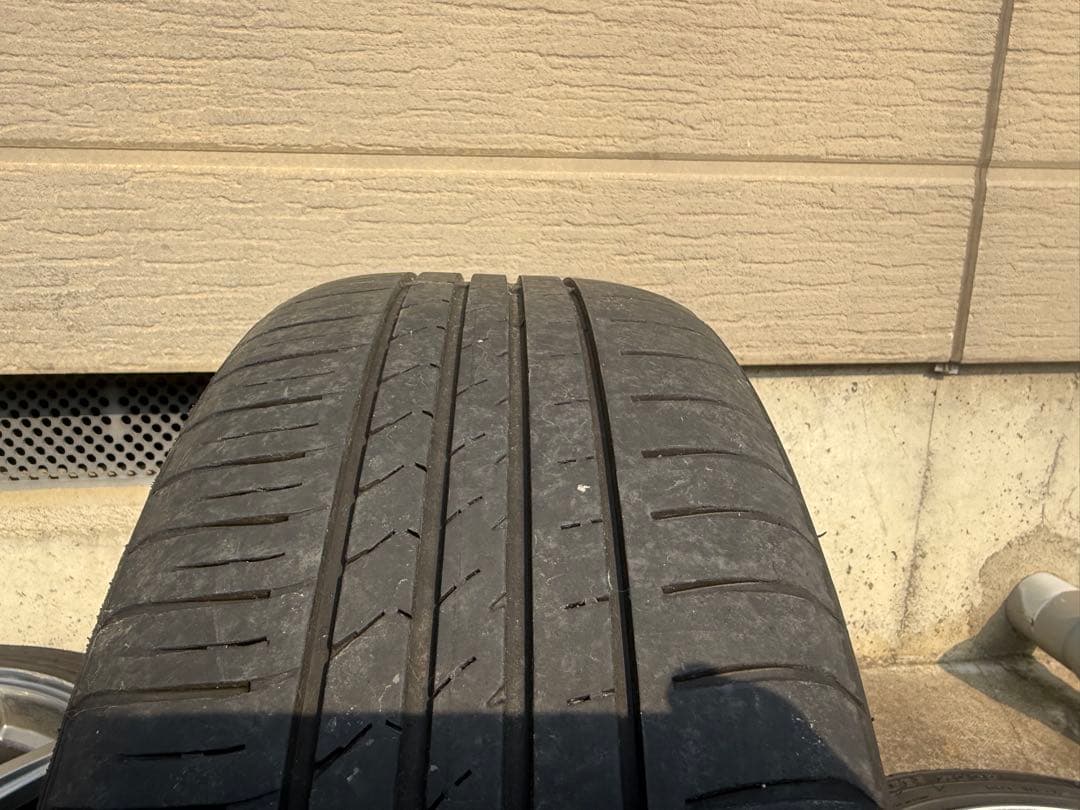 シエンタ　195/45r17グレー 5スポーク　サマータイヤホイールセット