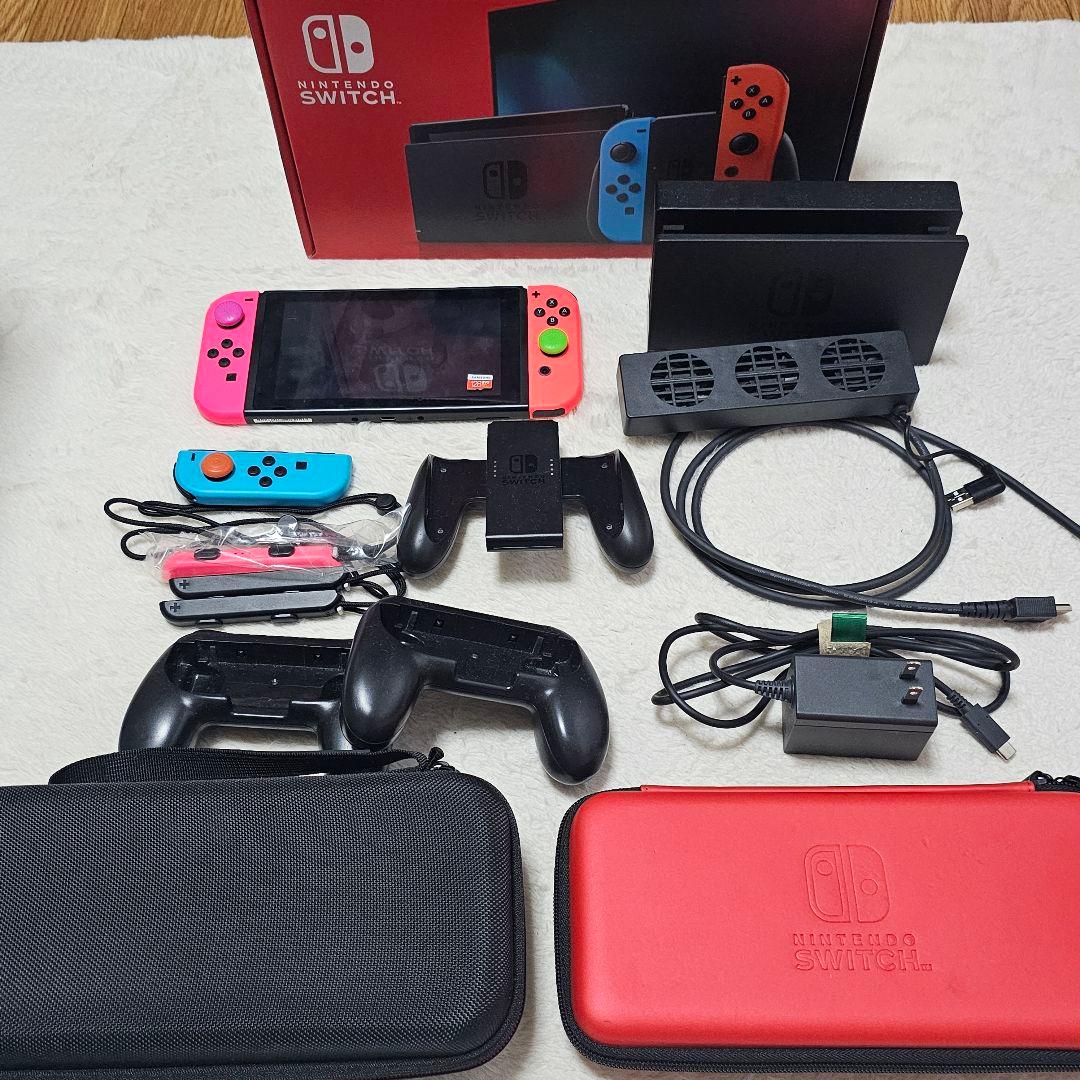 Nintendo Switch本体SDカード冷却ファン他セット