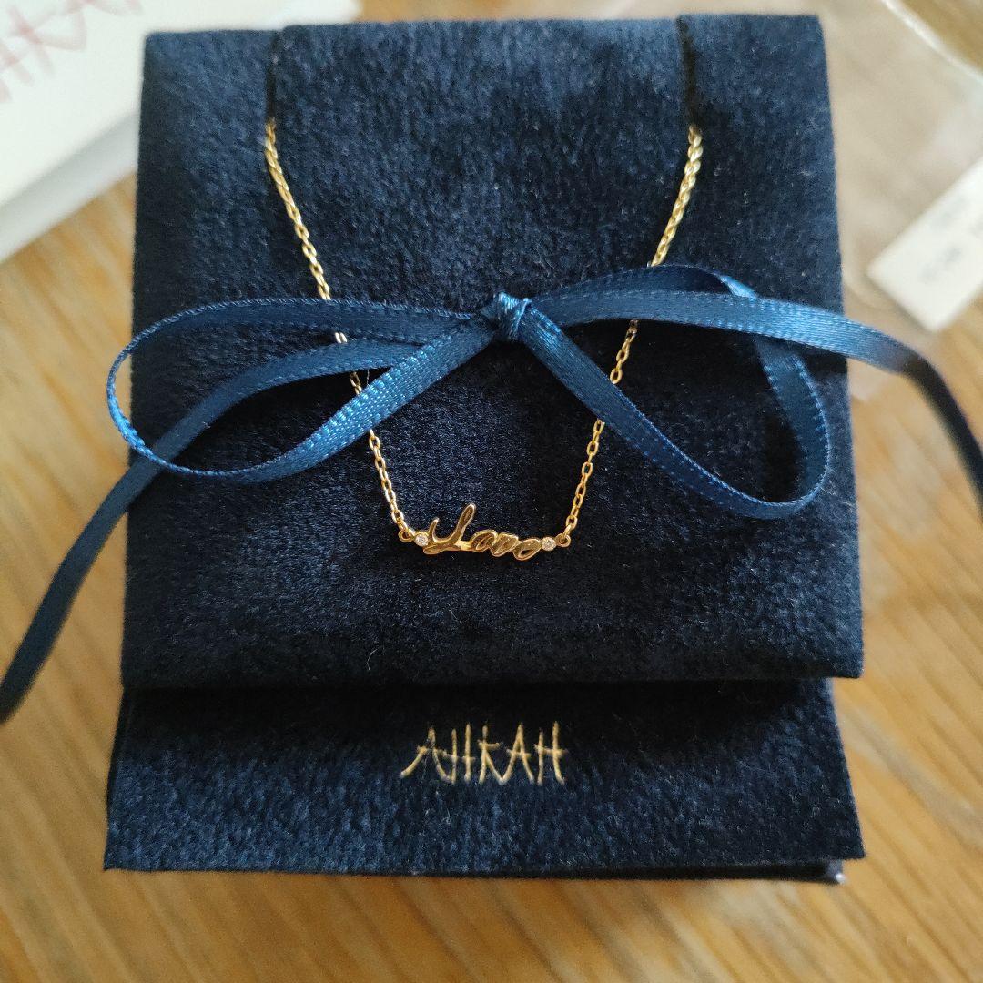 AHKAH love　k18ネックレス