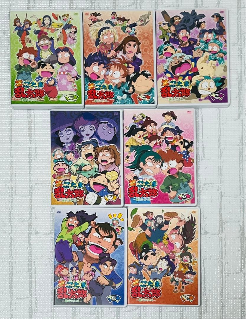 忍たま乱太郎 DVD 第17シリーズ 全7巻セット 初回限定特典ブックレット付き