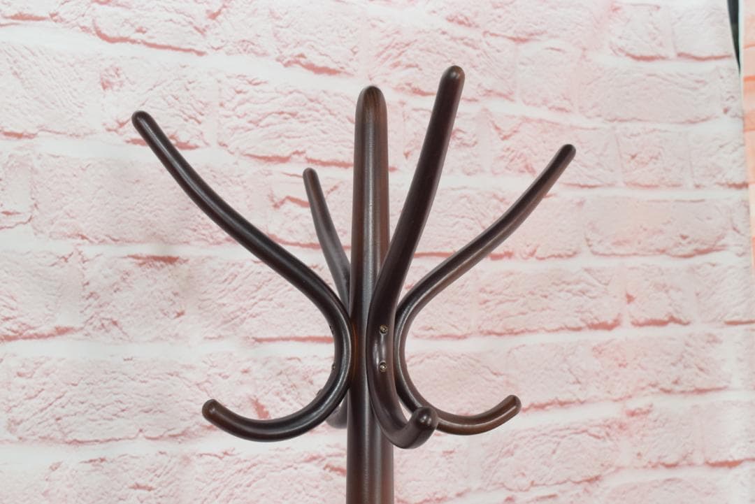 展示品 秋田木工 IDC大塚家具取扱 ハンガーラック コートスタンド 45