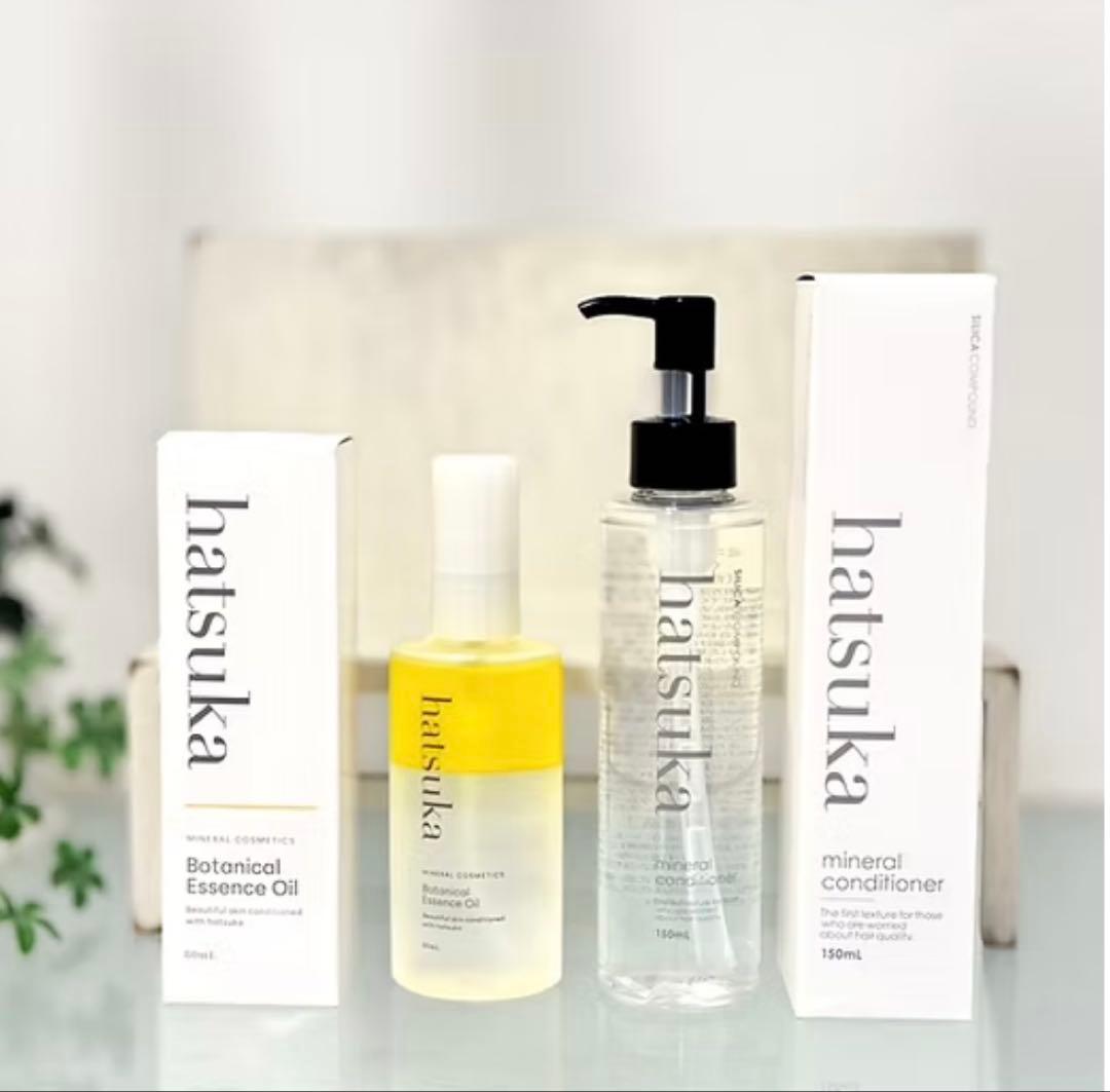 hatsukaハツカ　ミネラルコンディショナー&ボタニカルエッセンスオイルセット