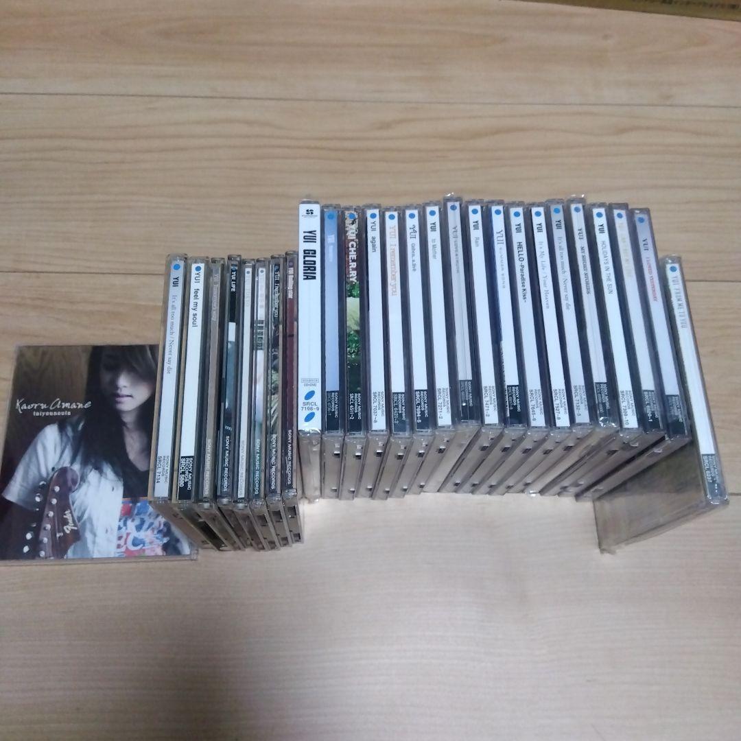 YUI アルバムシングルCD＋DVD初回限定盤セット　大量まとめて