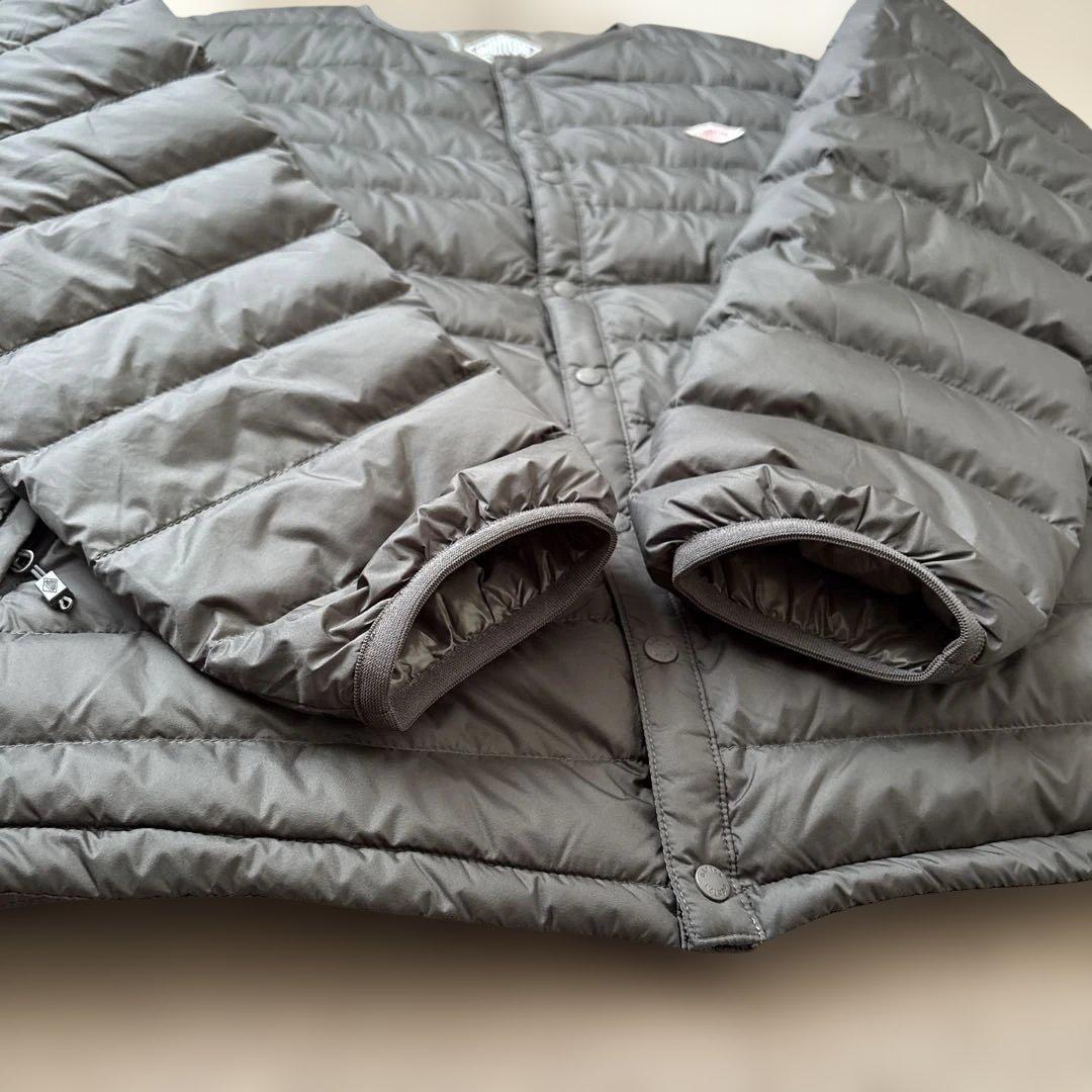 ダントン　クルーネック　インナーダウンジャケット　メンズ