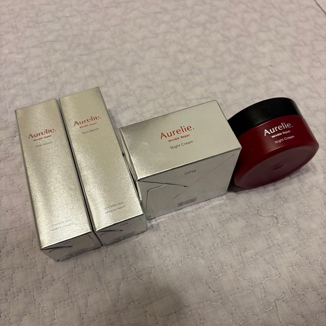 Aurelie リンクルリペア セラム & ナイトクリーム セット