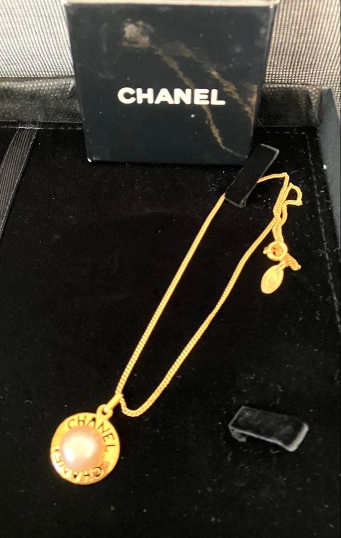 CHANEL ヴィンテージ、パール付ネックレス