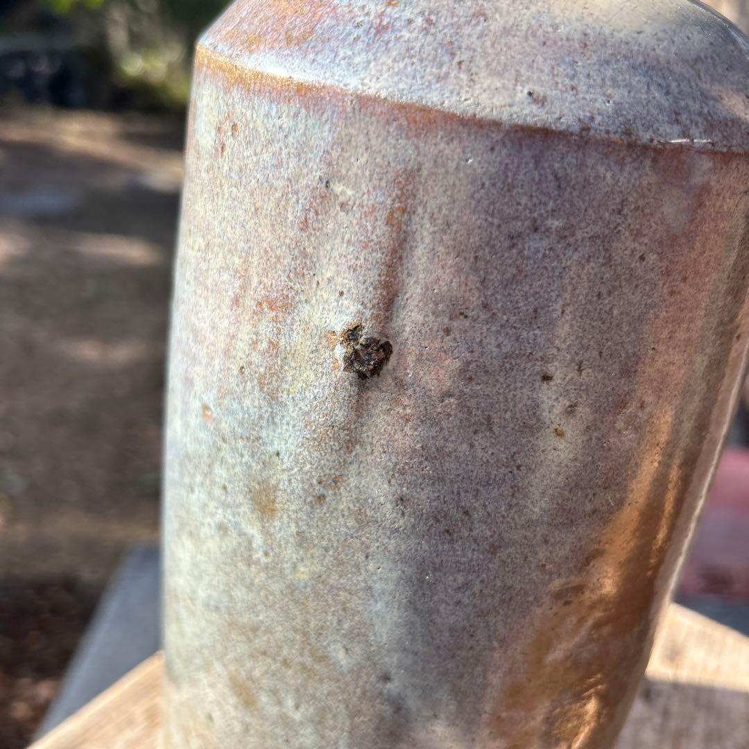 古美術 李朝 会寧 陶器 徳利とタグに記載あり