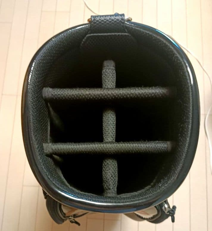 le coq sportif キャディバッグ ゴルフバッグ　ブラック/レッド