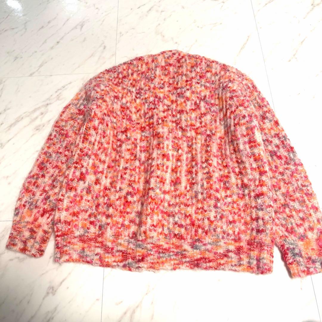 【まま✨️】ドゥロワー 5Gミックス ニット カーディガン ウール モヘヤ