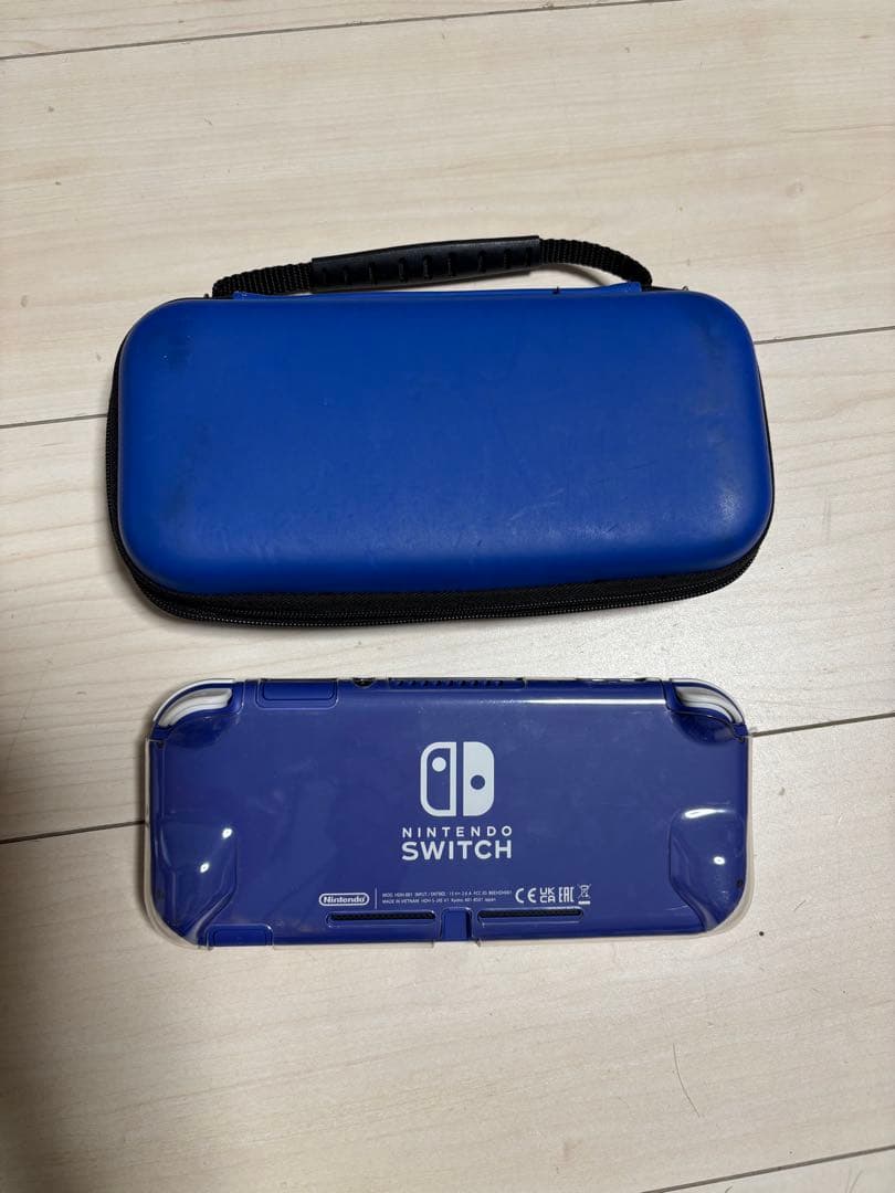 Nintendo Switch Lite 青 + ケース 【充電不良】