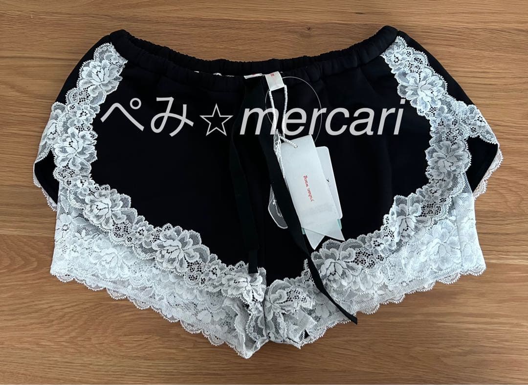 タグ付き　試着のみ　エディットフォールル　ユハンワン　レース　ショートパンツ