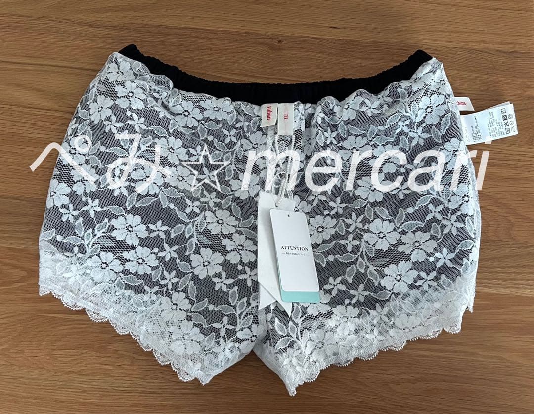 タグ付き　試着のみ　エディットフォールル　ユハンワン　レース　ショートパンツ