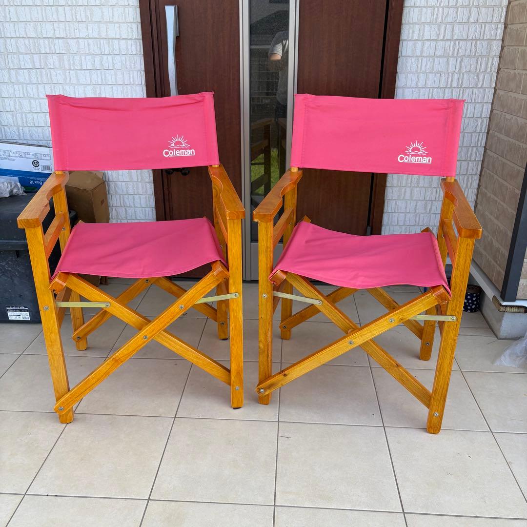 テーブル・チェア・ハンモック Coleman WOOD CHAIR CLASSIC STRAWBERRY