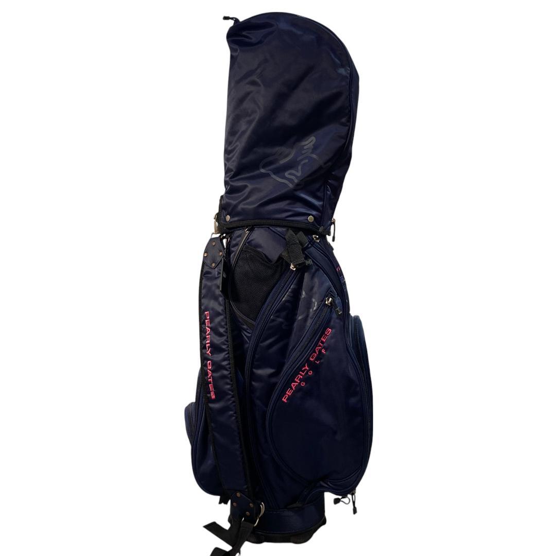 PEARLY GATES パーリーゲイツ キャディバッグ 9型 ネイビー ゴルフ