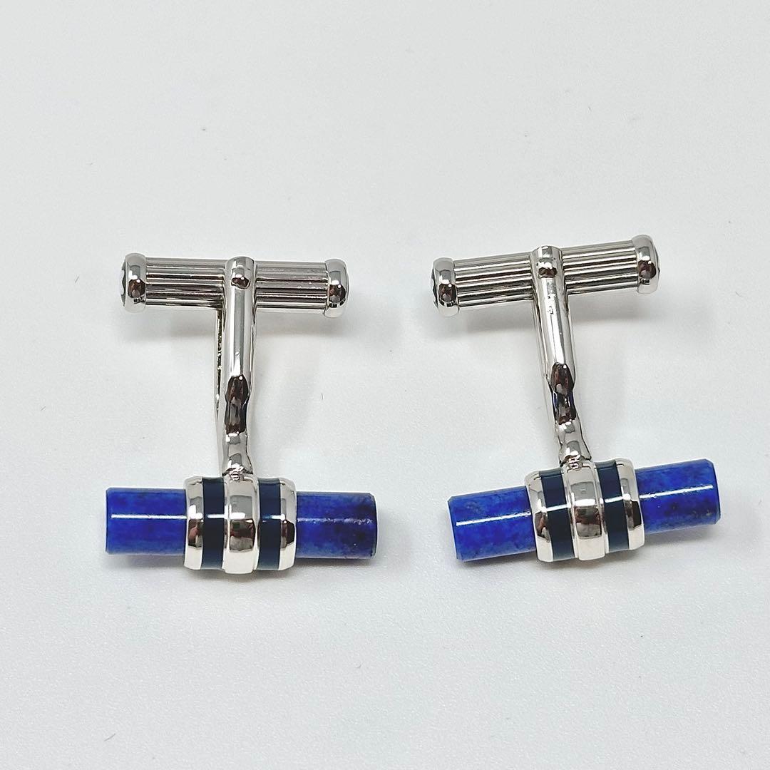 MONT BLANC カフス　スティック　ストーン　スターマーク　シルバー