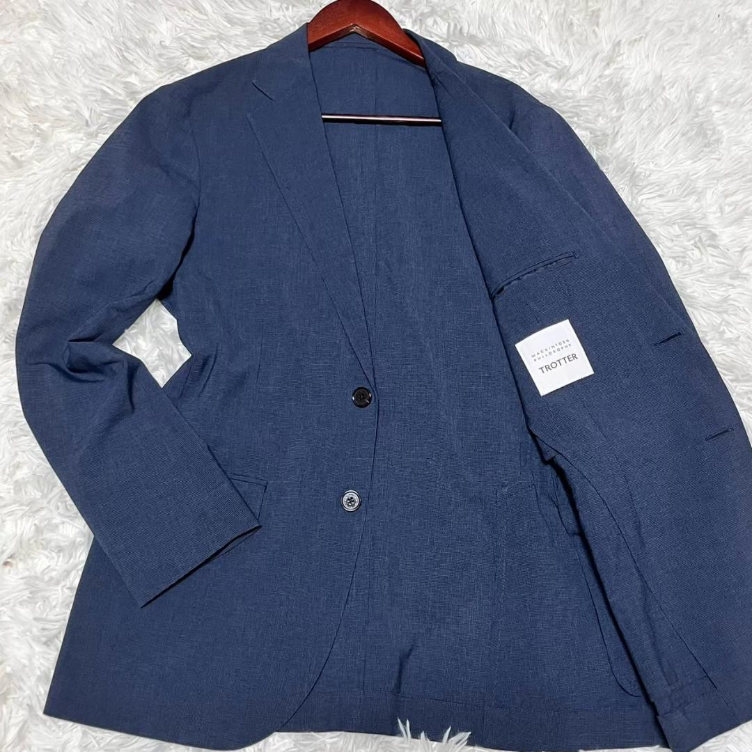 マッキントッシュフィロソフィー トロッター ジャケット ネイビー 40R M~L