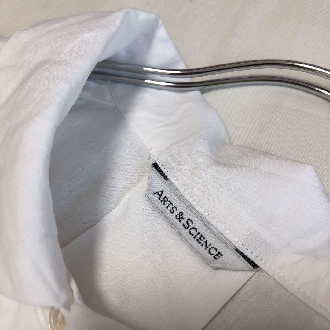 ARTS&SCIENCE★ブラウス★シャツ★ヘンプ100%★ホワイト★サイズ1
