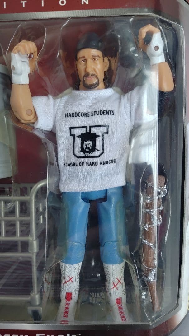 JAKKS社版　WWEプロレスフィギュア　テリーファンク&マンカインド