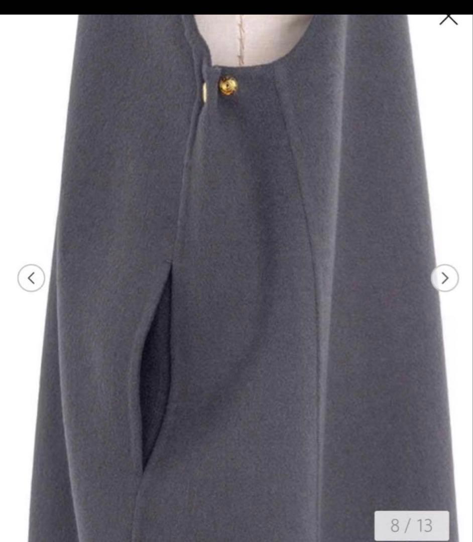 2024 新品未使用グレー ノースリーブワンピース