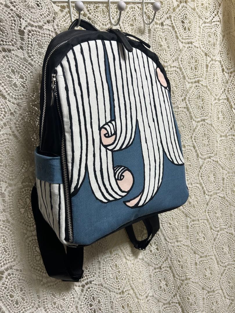 ら*う様 50808Aミナペルホネンハーフハンドメイド　撥水加工リュック