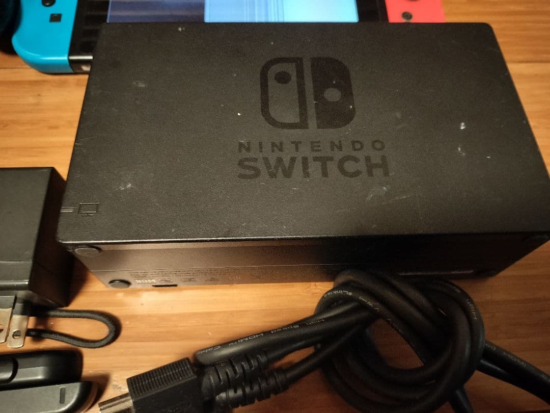 Nintendo Switch 本体 赤/青 一式 ジャンク品 画面破損