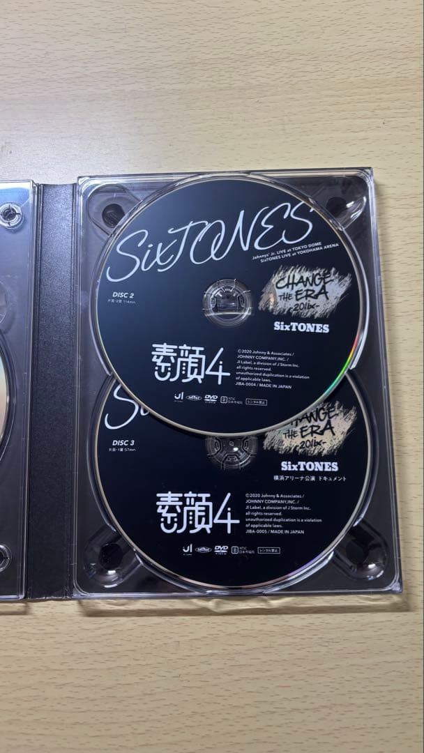 素顔4 SixTONES盤 DVD 【正規品】