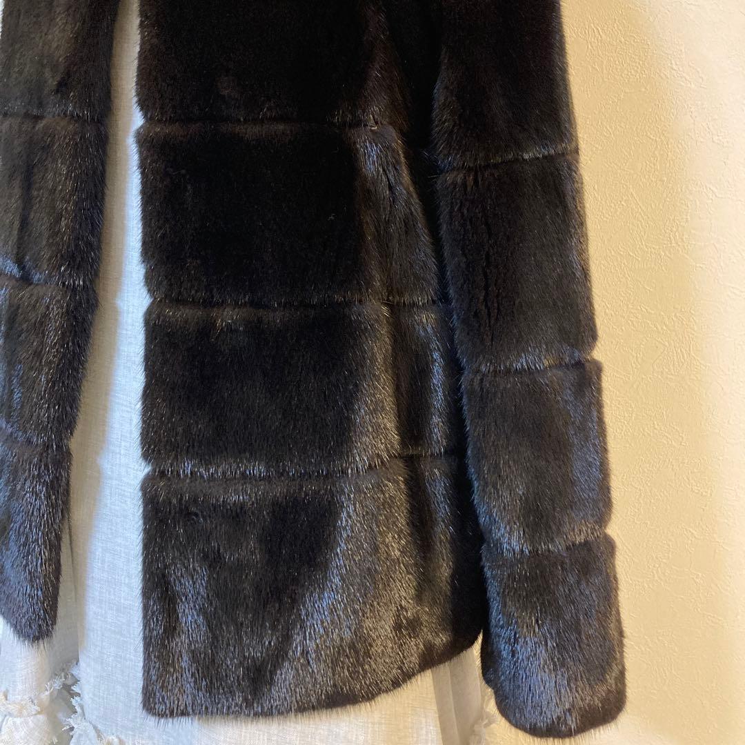 美品♡サガミンク♡ジャケット(ブラック)