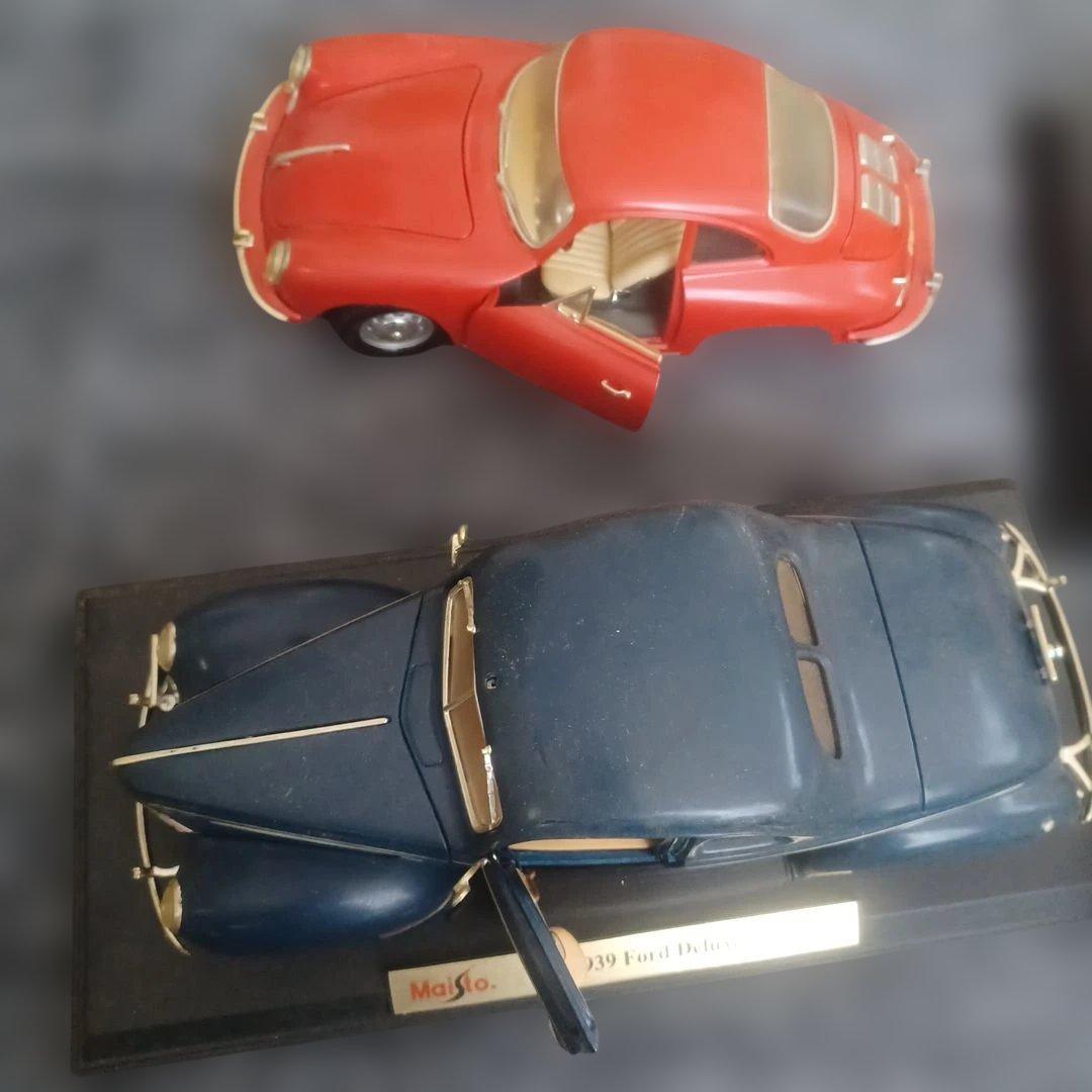 マイスト　Maisto 　ミニカー　車　ジャンク　4台　バイク1台　年代物　②