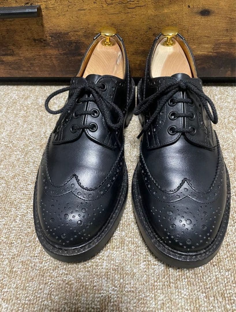 トリッカーズ　ウィングチップシューズ　27.5