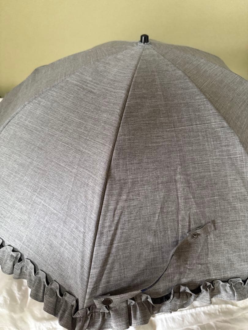 【芦屋ロサブラン】折りたたみ日傘【ダンガリーグレー】