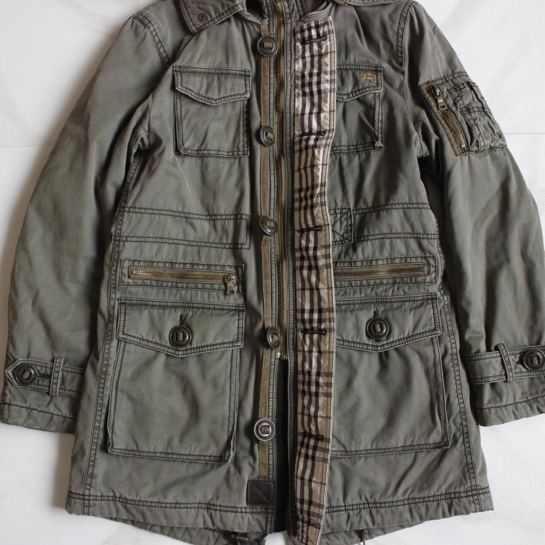 BURBERRY BLACK LABEL モッズ ミリタリーコート Mサイズ