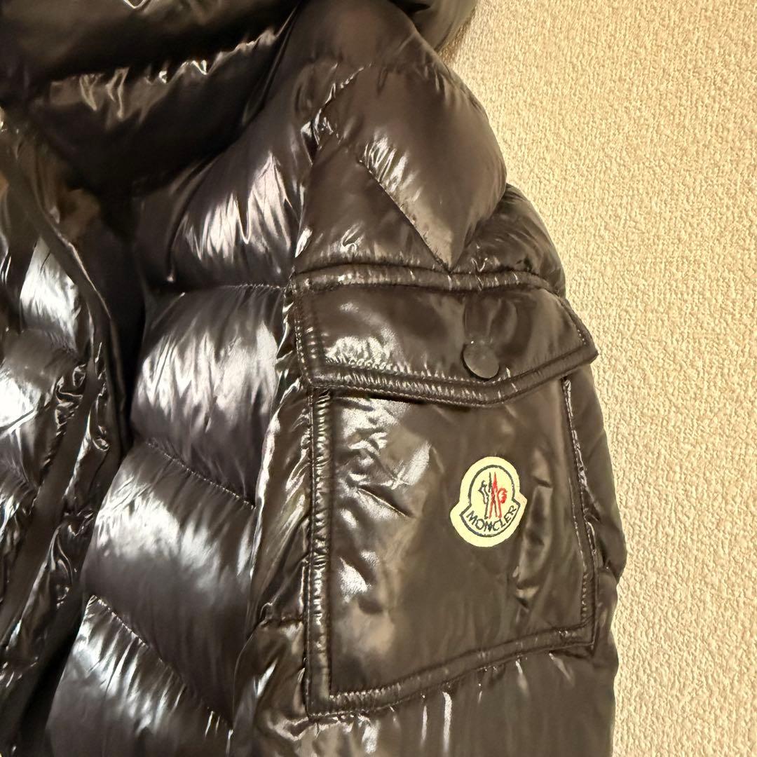 美品■MONCLER ブラック ダウンジャケット NEUVIC 0 メンズS