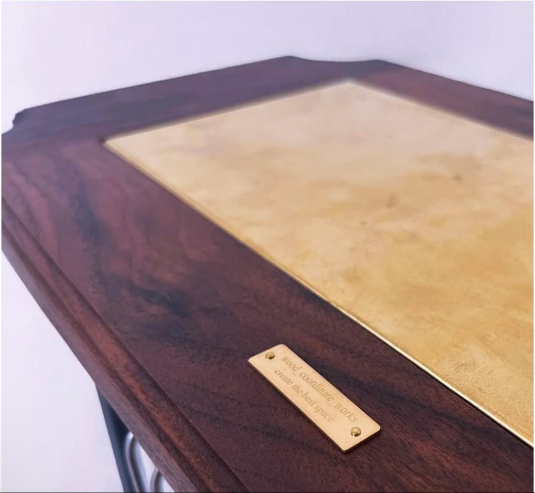 【outlet】ブラックウォールナット0.5ユニットサイドテーブル