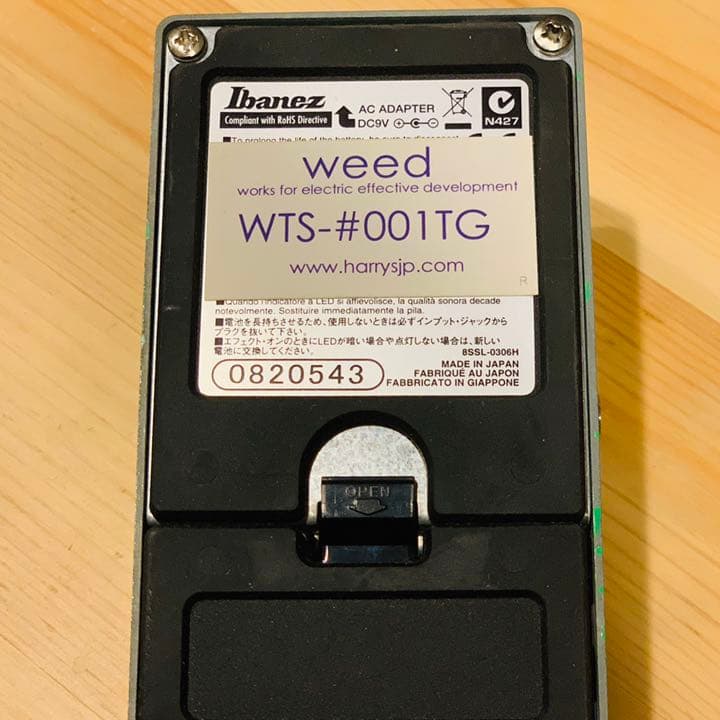 ギター Weed/Ibanez WTS9 mod #001TG