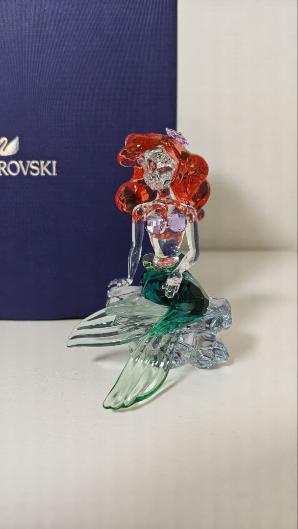 アリエル　スワロフスキー置物。