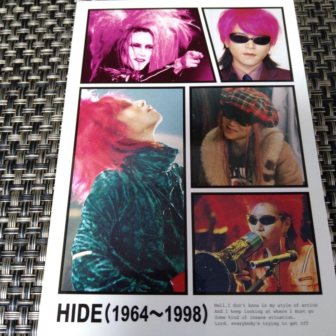 再お値下げ！hide ・face カード＆CD＆ポストカード＆シール＆ピンバッチ