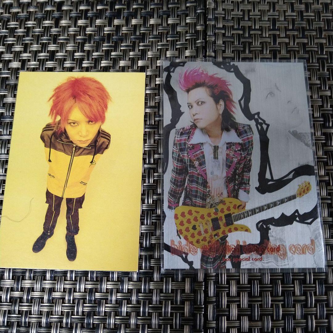 再お値下げ！hide ・face カード＆CD＆ポストカード＆シール＆ピンバッチ